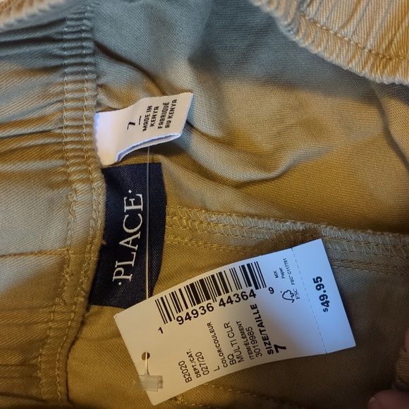 NWT Children's Place cargo khakis size 7 - Picture 2 of 4